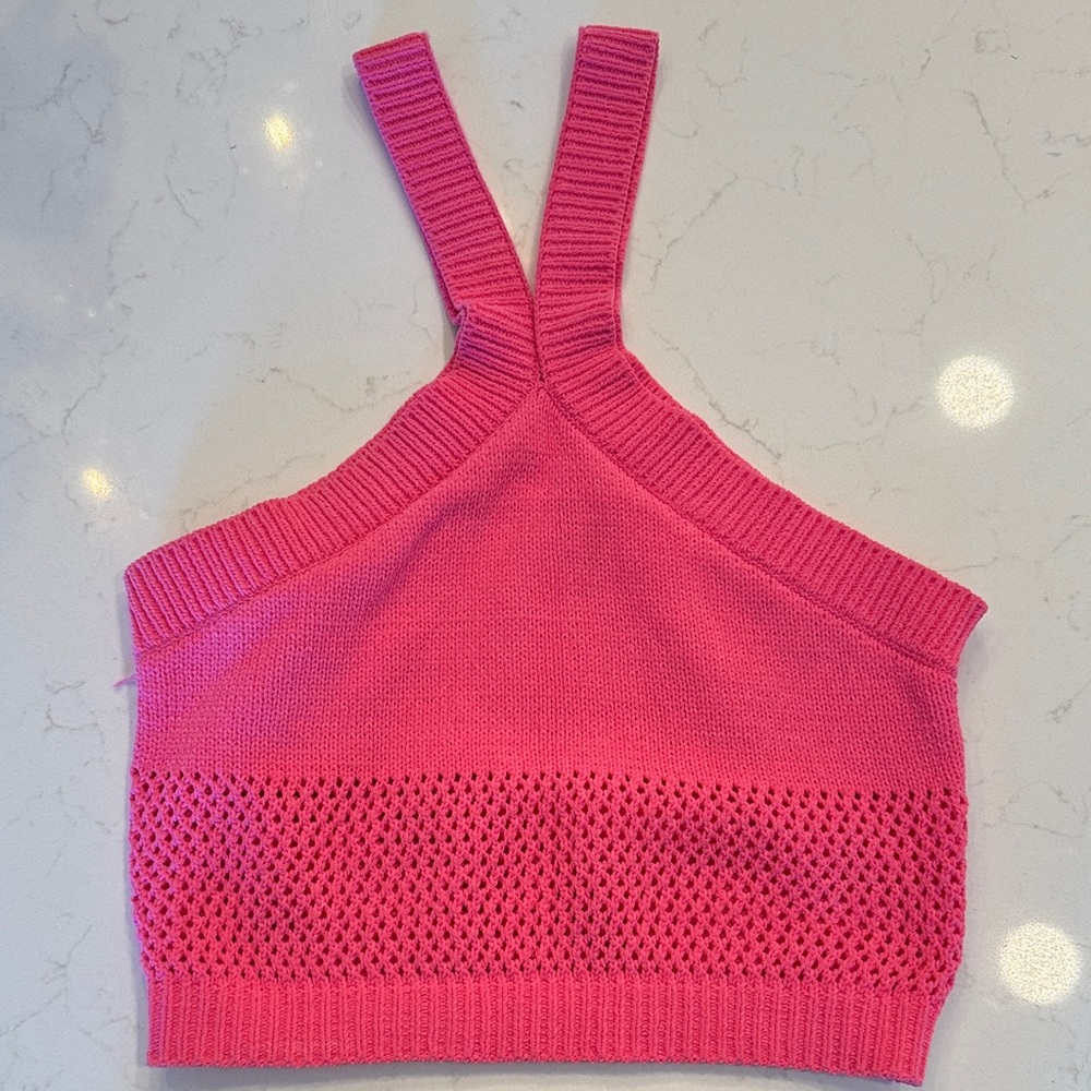 Zara Pink Knit Women's Top